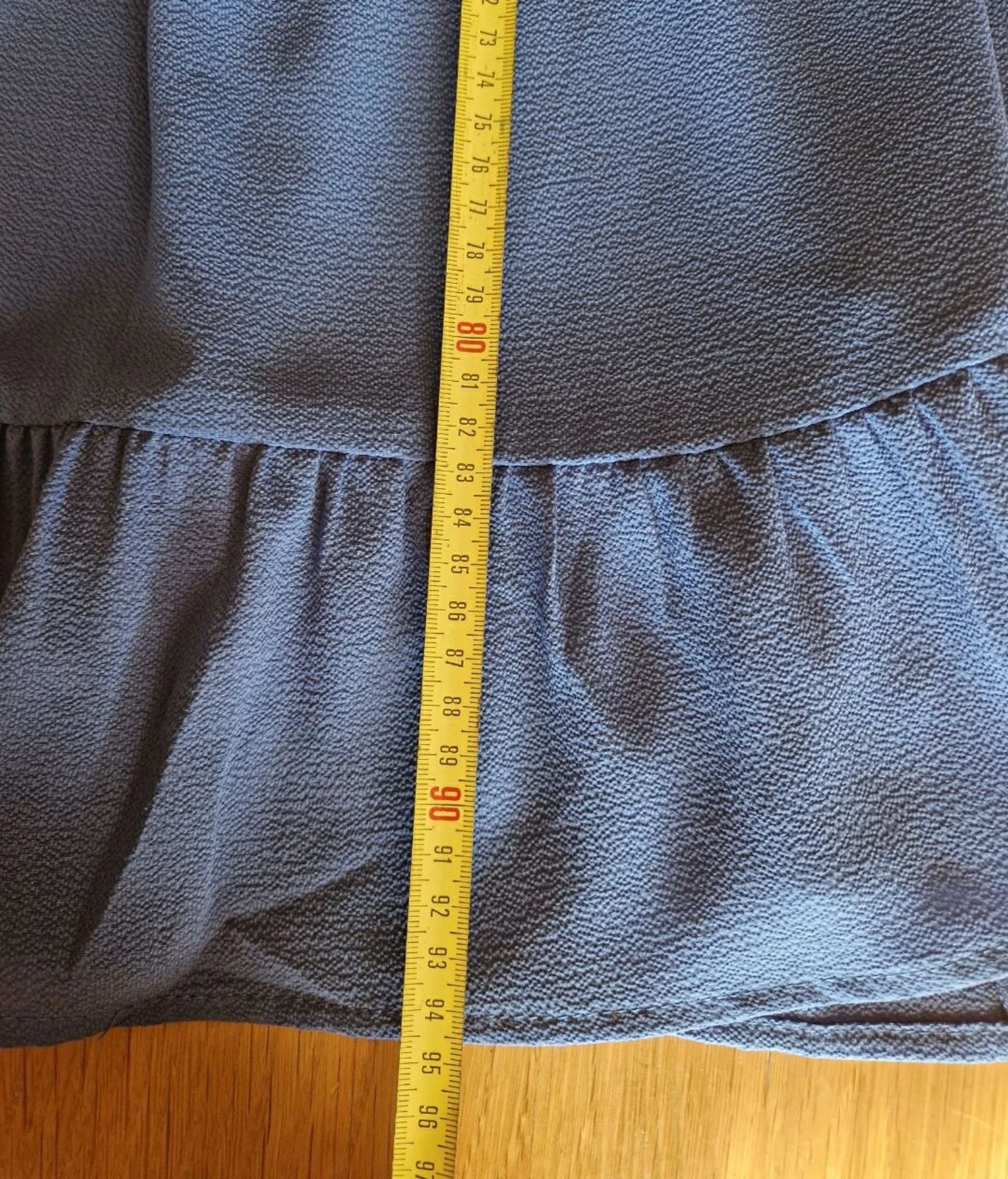 Vestido Boho Off-shoulder - Azul Jeans - XL – photo 11